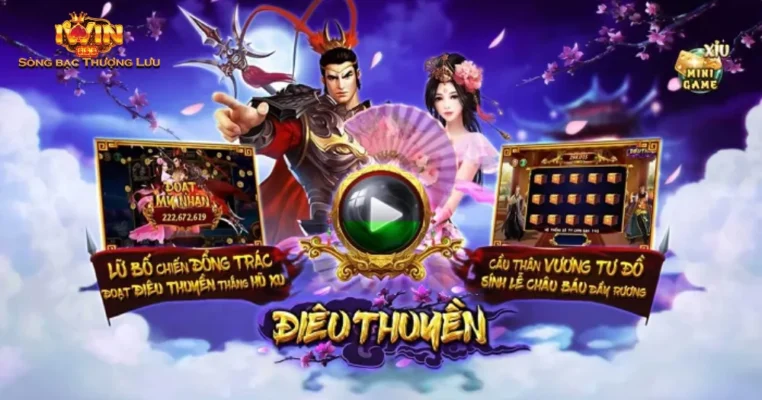 Điêu Thuyền iWin là tựa slot game được rất nhiều cược thủ yêu thích