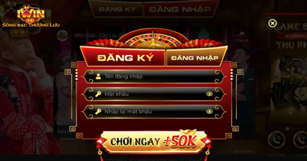 Đăng ký tài khoản để thoải mái chơi game cược